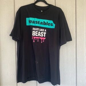 Mr Beast Feastables Eat Like a Beast rare limited t shirt in size 2XL Beast Bars